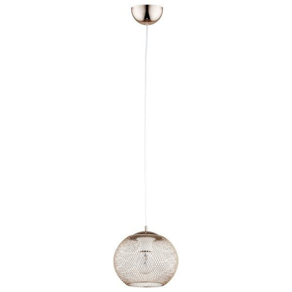 Lampa kula miedź CROSS NET 19cm