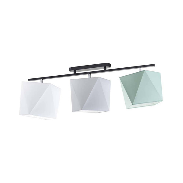 Lampa sufitowa do pokoju dziewczynki różowe abażury Pastelowy Diamencik