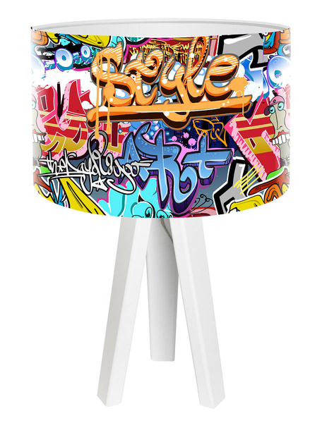 Lampa stołowa młodzieżowa Graffiti