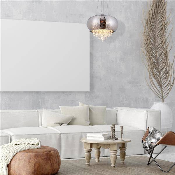 Nowoczesna lampa wisząca STARLIGHT CHROME ML3790