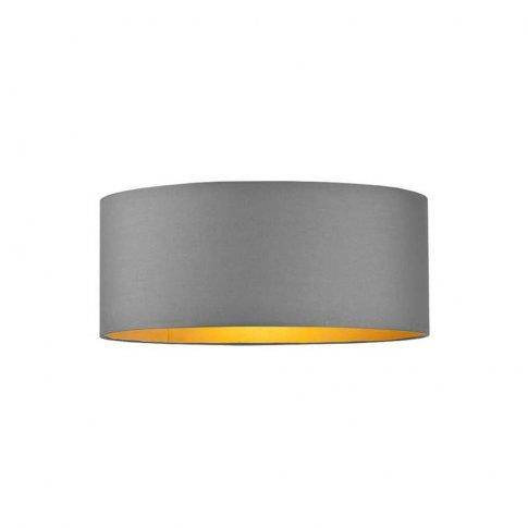 Nowoczesny plafon do salonu DUBAJ fi - 30 cm GOLD