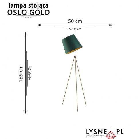 Lampa podłogowa OSLO GOLD