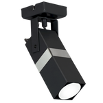 Nowoczesny kinkiet spot VIDAR BLACK/CHROME 1xGU10 MLP6285