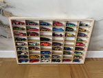 Półka na resoraki Hot Wheels drewniana organizer do pokoju dziecka 54B