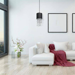 Nowoczesna lampa wisząca ALMERIA BLACK/SILVER 1xE27 MLP6429