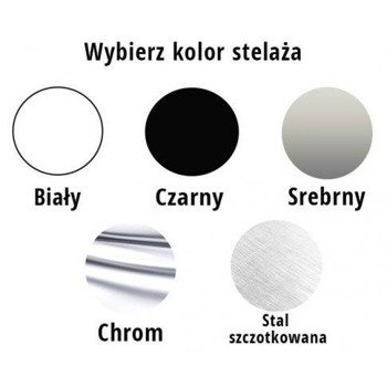Dopłata do koloru stelaża chrom lub stal szczotkowana lampki stołowe