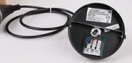Lampa wisząca szklana czarno/brązowa Aspa 31-00583