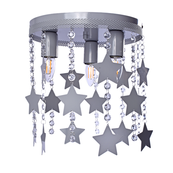 Lampa Sufitowa dla dziewczynki STAR 3xE27 MLP1130