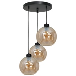 Nowoczesna lampa wisząca koło SOFIA AMBER MLP6584