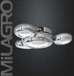 Lampa sufitowa chrom LED SPACE 55cm 