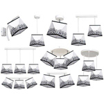 Lampa wisząca nowoczesna MUNDIAL 3D I śr. 21cm piłka nożna