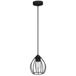 Lampa Wisząca INDUSTRIALNA DON BLACK 1xE27 MLP748