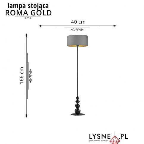 Lampa stojąca ROMA GOLD