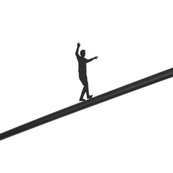 Lampa podłogowa POISE black A E27 wys.240cm dług.260cm przewód 270cm włącznik | 11768