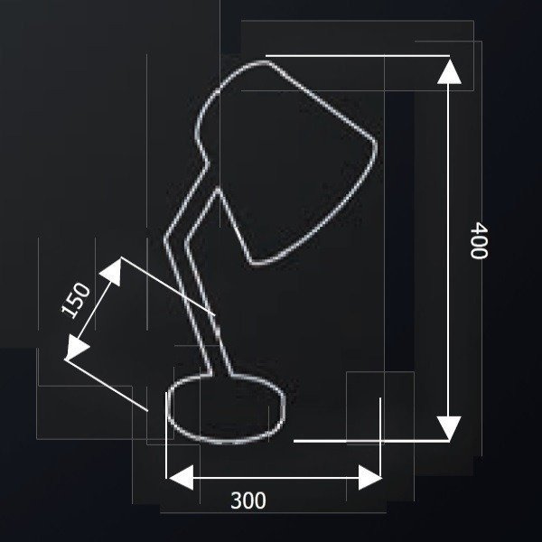 Lampa stołowa 3D LED