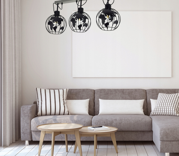 Lampa sufitowa do pokoju młodzieżowego w stylu loft Globus Listwa 3