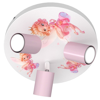 Lampa sufitowa do pokoju dziewczynki Księżniczka GU10