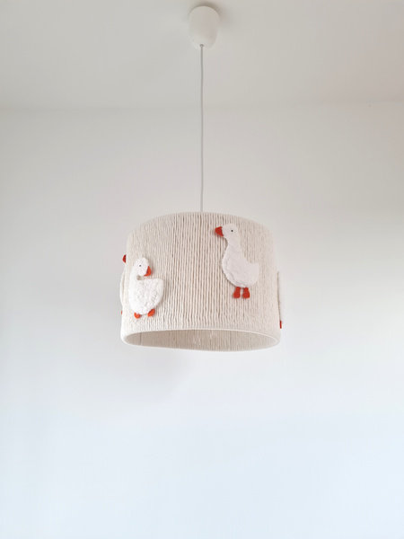 Lampa sufitowa do pokoju dziecka w stylu Boho Gąski 1xE27 Led 