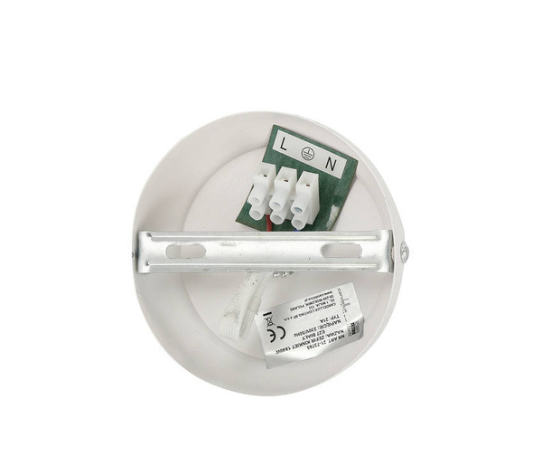 Kinkiet ścienny biały abażur z organzy 40W E27 Zefir Candellux 21-73785