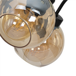 Nowoczesna lampa sufitowa SOFIA AMBER 5 