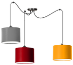 Lampa sufitowa do pokoju dziecka typu pająk Walec Spyder 3