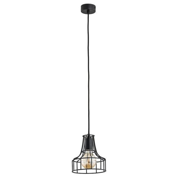 Druciana lampa kratka MAPET czarna śr. 17,5cm