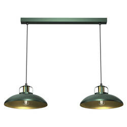 Lampa wisząca FELIX GREEN/GOLD 2xE27