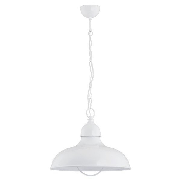 Lampa wisząca zwis retro KITCHEN biały śr. 40cm