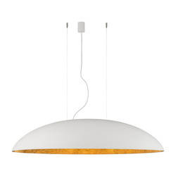 Lampa wisząca kompozytowa elipsa CANOE 40W 5x E27 wys. 250cm | biały