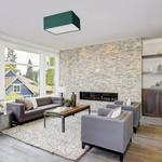 Lampa sufitowa VERDE, MLP7874, 40 cm, zielona, 2x60W E27