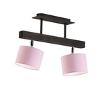 Lampa sufitowa dla dziewczynki różowa Zaczarowany Cylinderek 2xE27