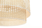 Lampa w stylu Boho Rotang z naturalnego ratanu- średnica 60 cm 