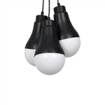 Nowoczesna lampa wisząca HELIOS BLACK 3xE14 40W MLP6470