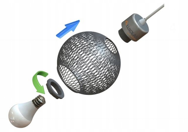 Lampa sufitowa do pokoju chłopca i dziewczynki niebieska Zaczarowany Koszyczek 3xE27 Led