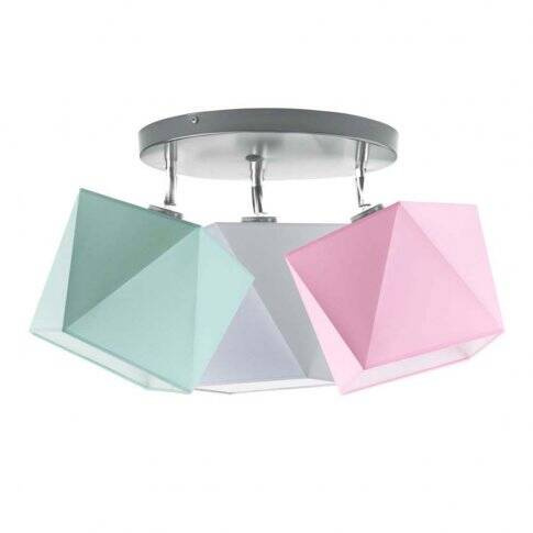 Lampa do pokoju dziecięcego kolorowa Tęczowy Diamencik