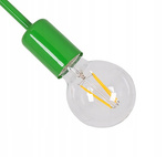 Lampa sufitowa do pokoju dziecka kolorowa Magiczny Zawijas 5xE27 Led 