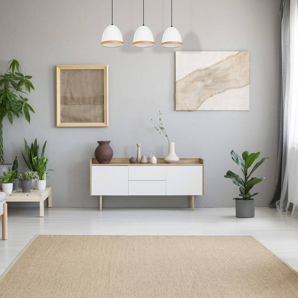 Lampa wisząca nowoczesna zwis STUDIO III biały szer. 65cm