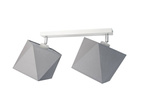Lampa sufitowa dla dziecka czerwone abażury regulowana 2-punktowa Diament 2xE27 Led 