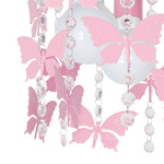 Lampa sufitowa do pokoju dziewczynki różowa ANGELICA MLP1165
