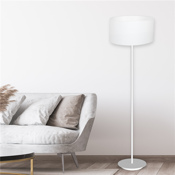 NOWOCZESNA LAMPA STOJĄCA BARI WHITE 1xE27 MLP4682