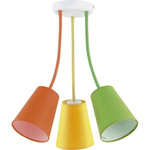 Lampa dziecięca sufitowa Wire Colour 3xE27
