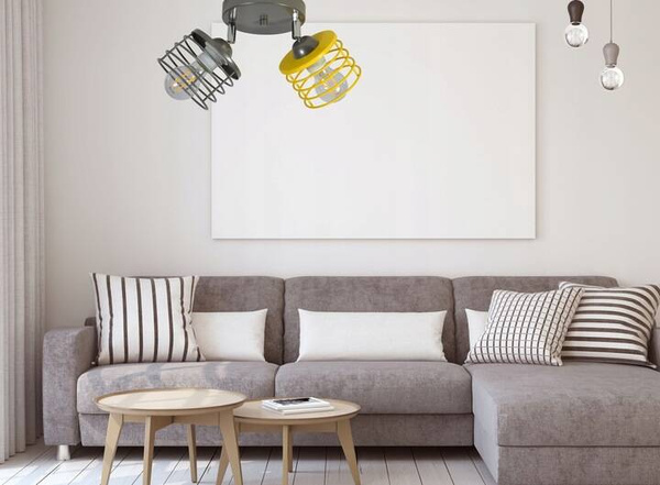 Lampa sufitowa do pokoju dziecka Edison Koszyk Koło 2