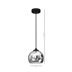 Lampa wisząca TORO BLACK / GOLD 1xE27