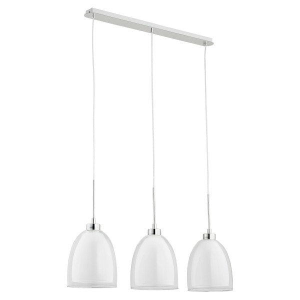 Lampa wisząca RONDA chrom/transparentny szer. 70cm