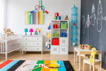 Lampa sufitowa dziecięca kolorowa 3-punktowa w stylu loft Mondo 3xE27