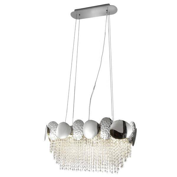 Lampa wisząca żyrandol glamour LORD II CHROME ML5731