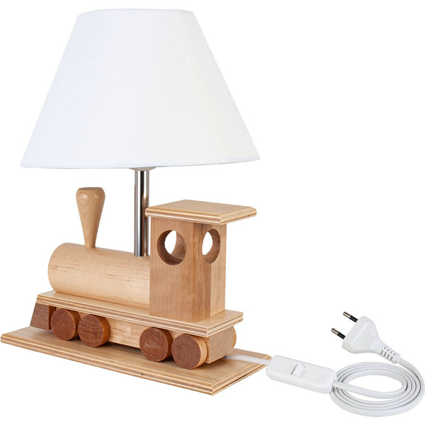 Lampka nocna dziecięca lokomotywa naturalna 