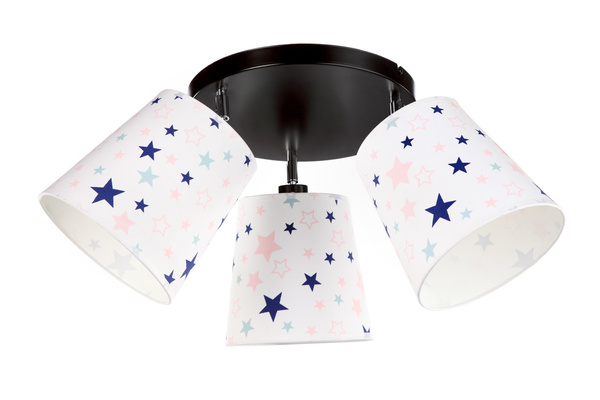 Lampa dla dziewczynki  w serca Kolorowe Stożki 3