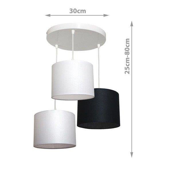 Lampa do pokoju dziecka biała klasyczna Adella 3