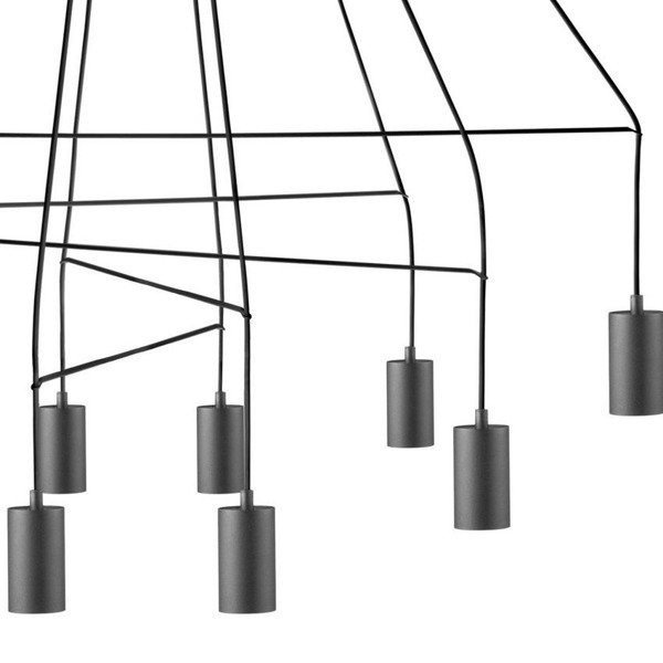 Lampa wisząca nad stół  IMBRIA BLACK X 10pkt